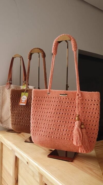 Haakpatroon - gehaakte shopping bag