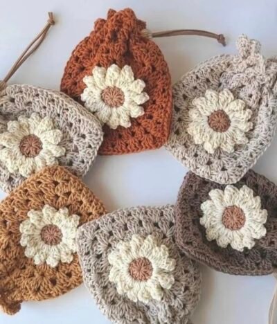 Haakpatroon - klein granny tasje