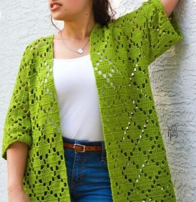 Haakpatroon - Diamand vest