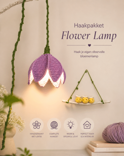 haakpakket flower lamp Haakpakket - Flower lamp