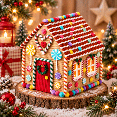 gingerbread 4 Haakpakket - Gingerbread Huis